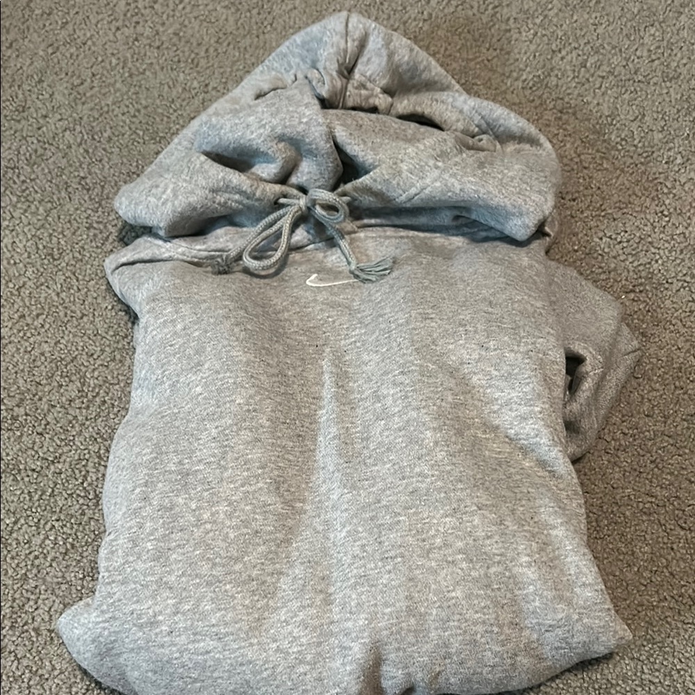Nike Heather Gray Pullover Hoodie